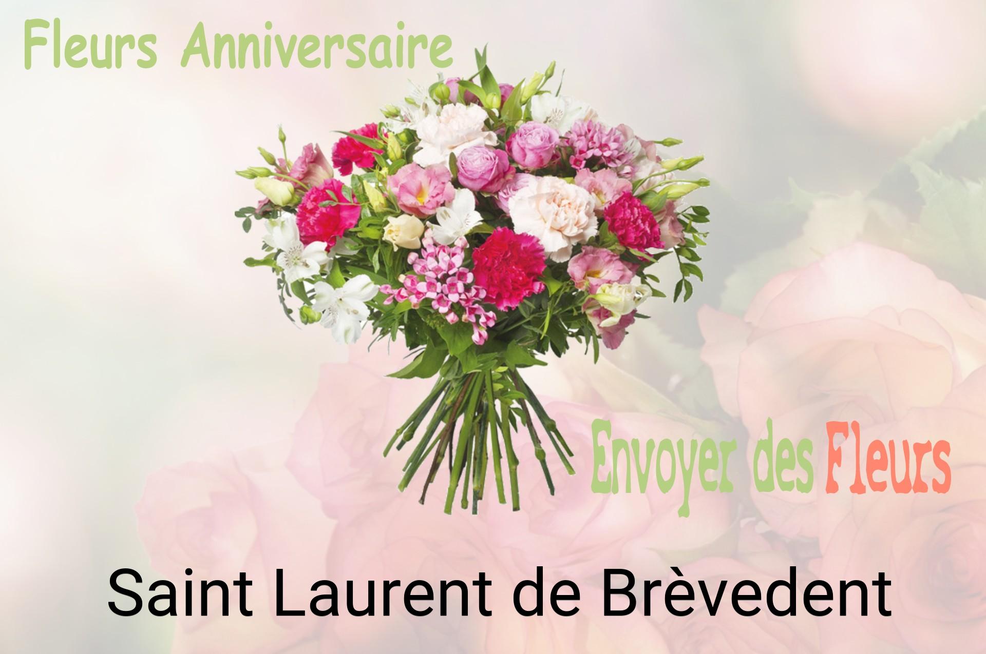 Bouquet de fleurs d’anniversaire livré à Saint-Laurent-de-Brèvedent