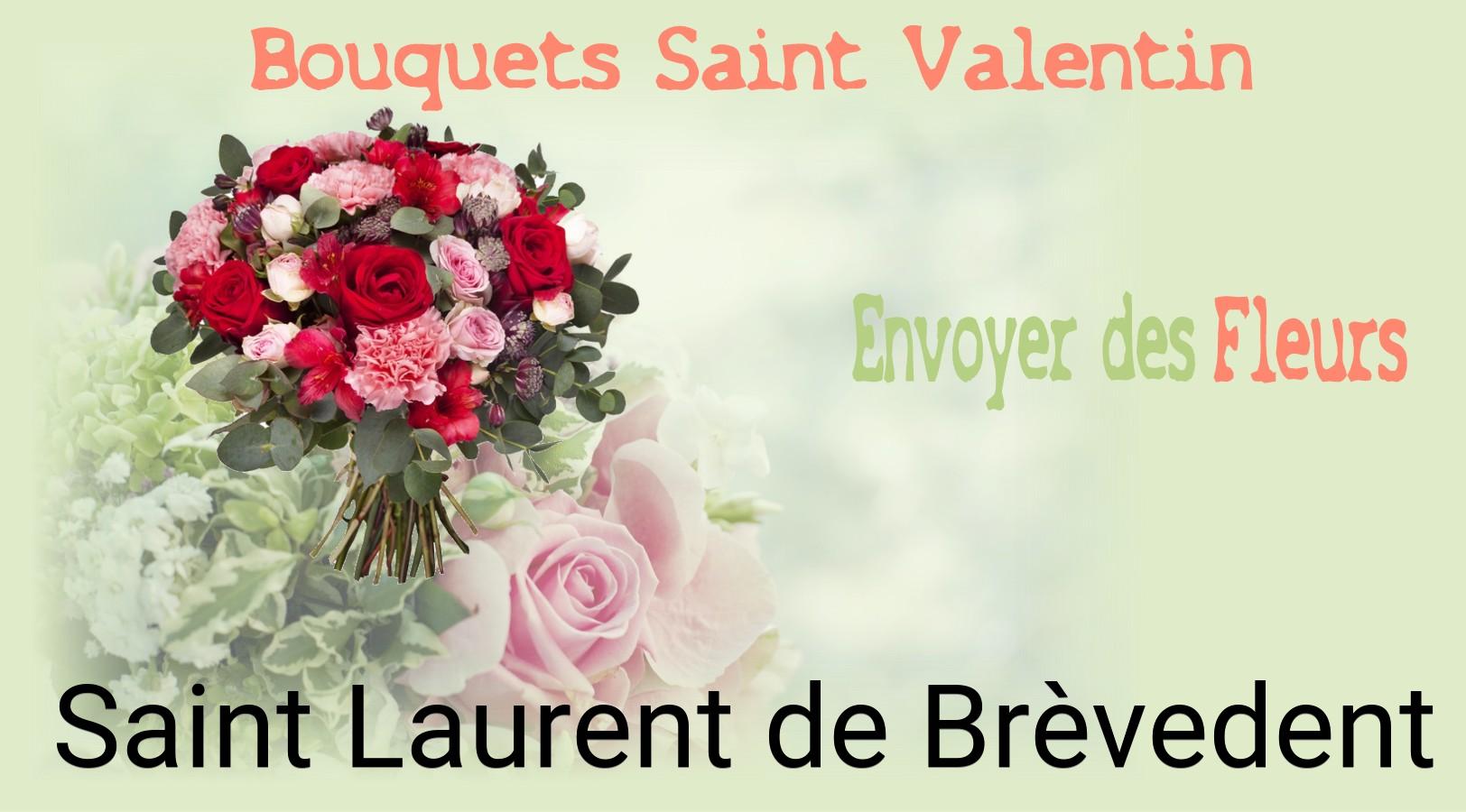 Roses de Saint-Valentin livrées à Saint-Laurent-de-Brèvedent